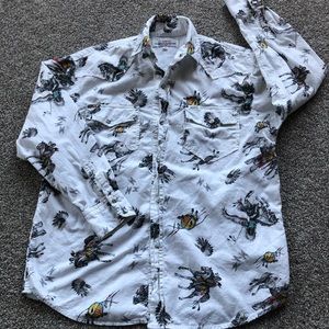 Vintage Guess Pearl Snap Shirt